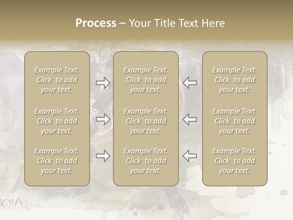 A Man With A Sword Standing In Front Of A Castle PowerPoint Template