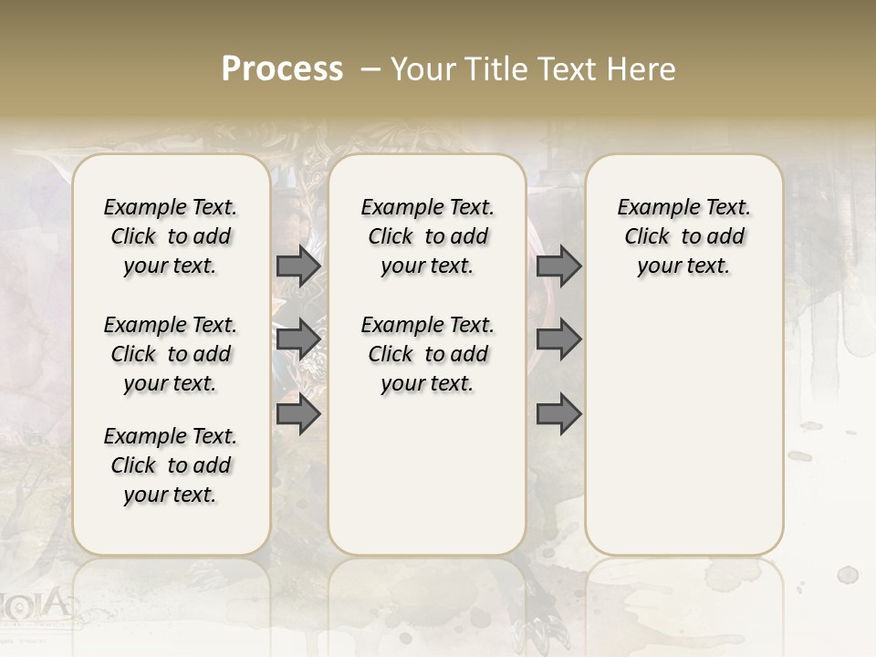 A Man With A Sword Standing In Front Of A Castle PowerPoint Template