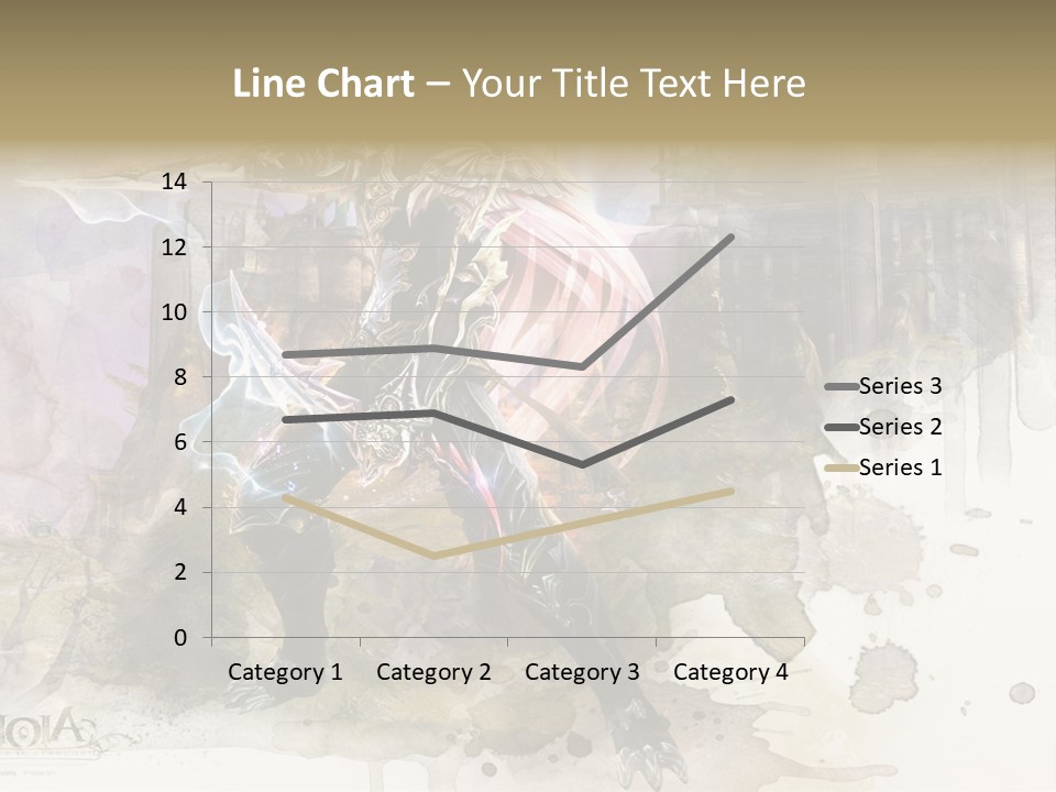 A Man With A Sword Standing In Front Of A Castle PowerPoint Template