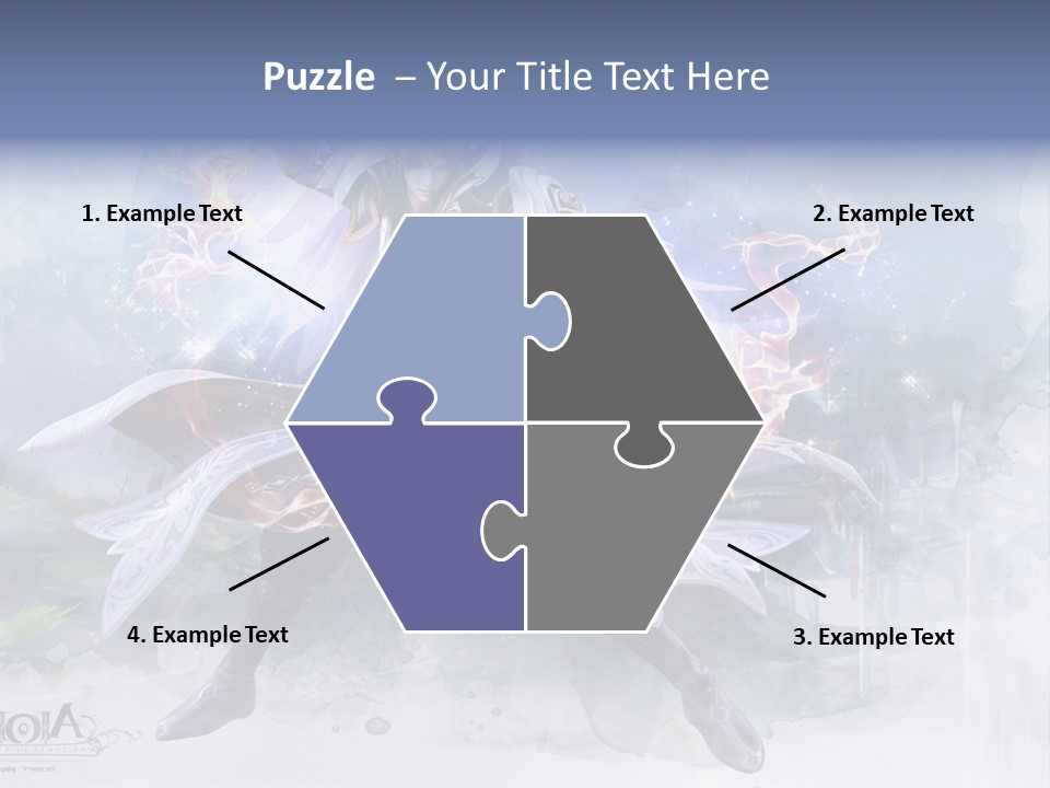 A Man With A Sword In His Hand Powerpoint Presentation PowerPoint Template