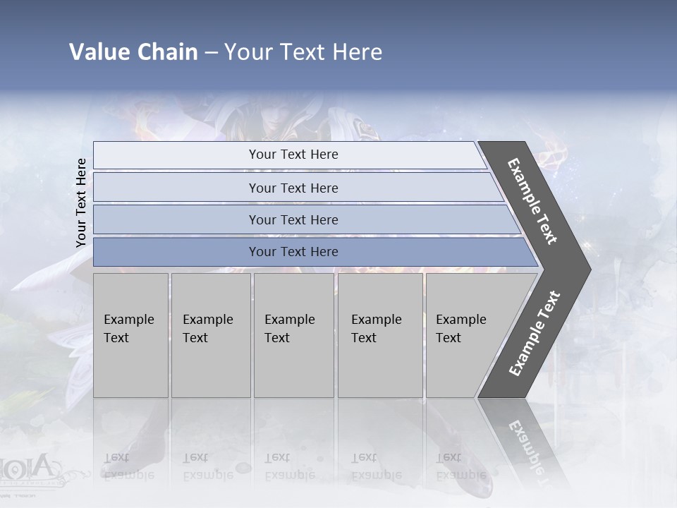 A Man With A Sword In His Hand Powerpoint Presentation PowerPoint Template