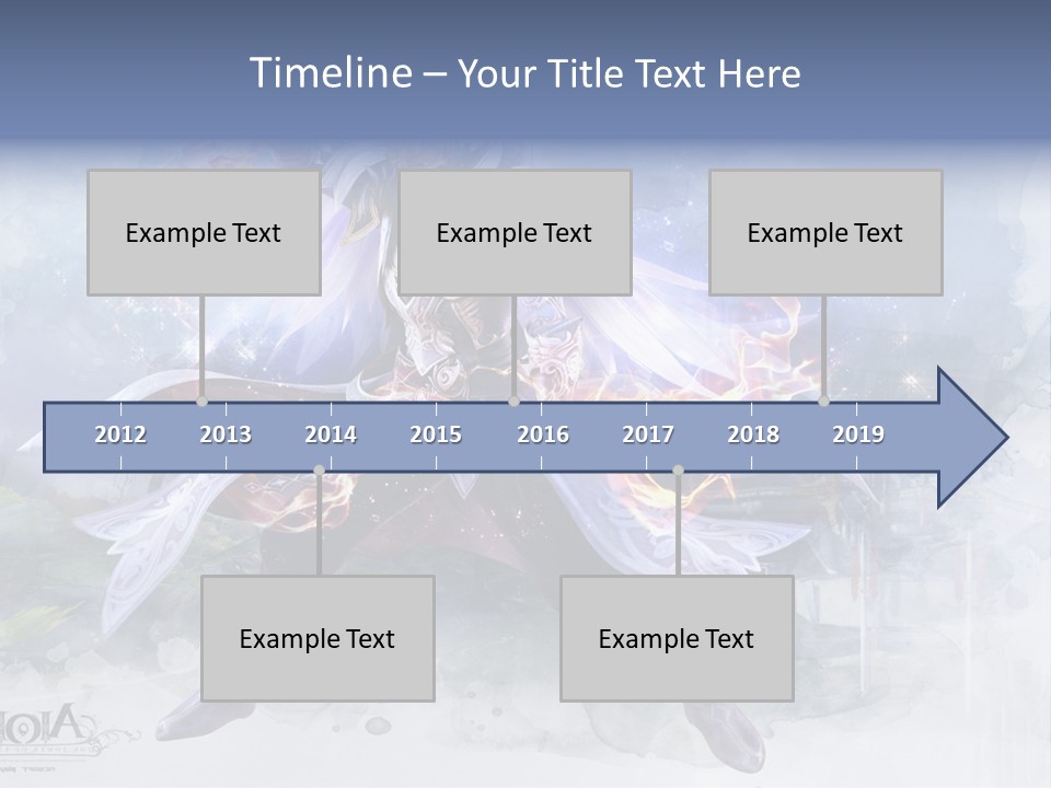 A Man With A Sword In His Hand Powerpoint Presentation PowerPoint Template