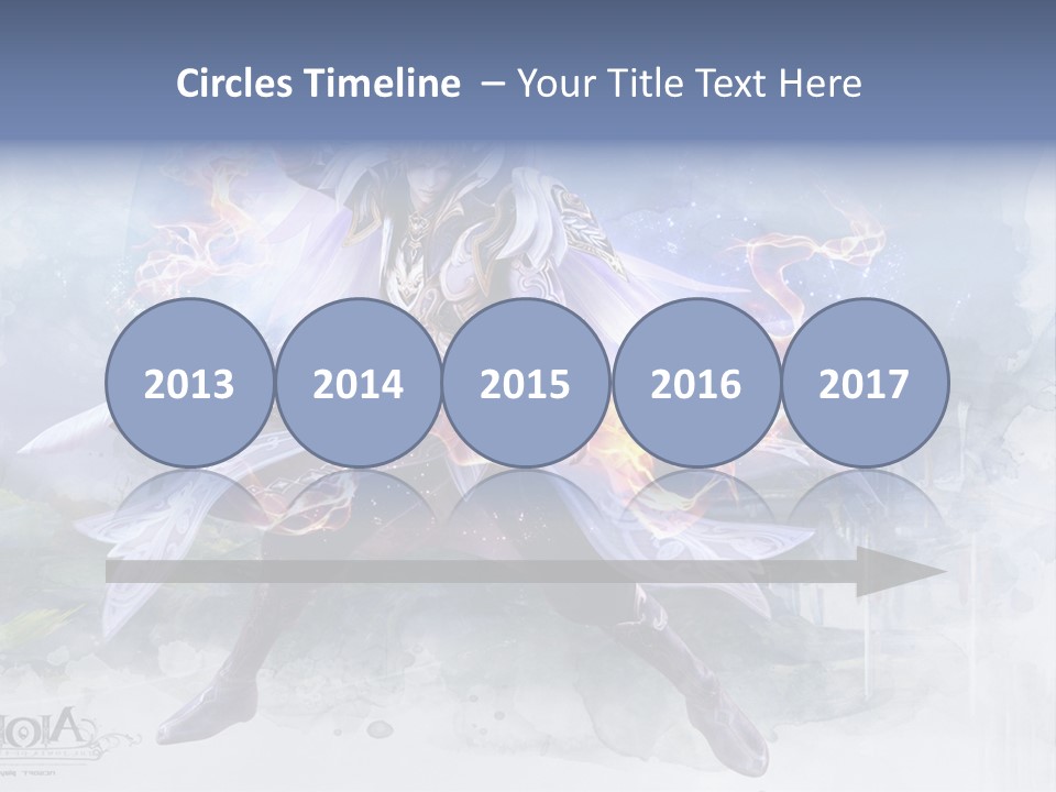 A Man With A Sword In His Hand Powerpoint Presentation PowerPoint Template