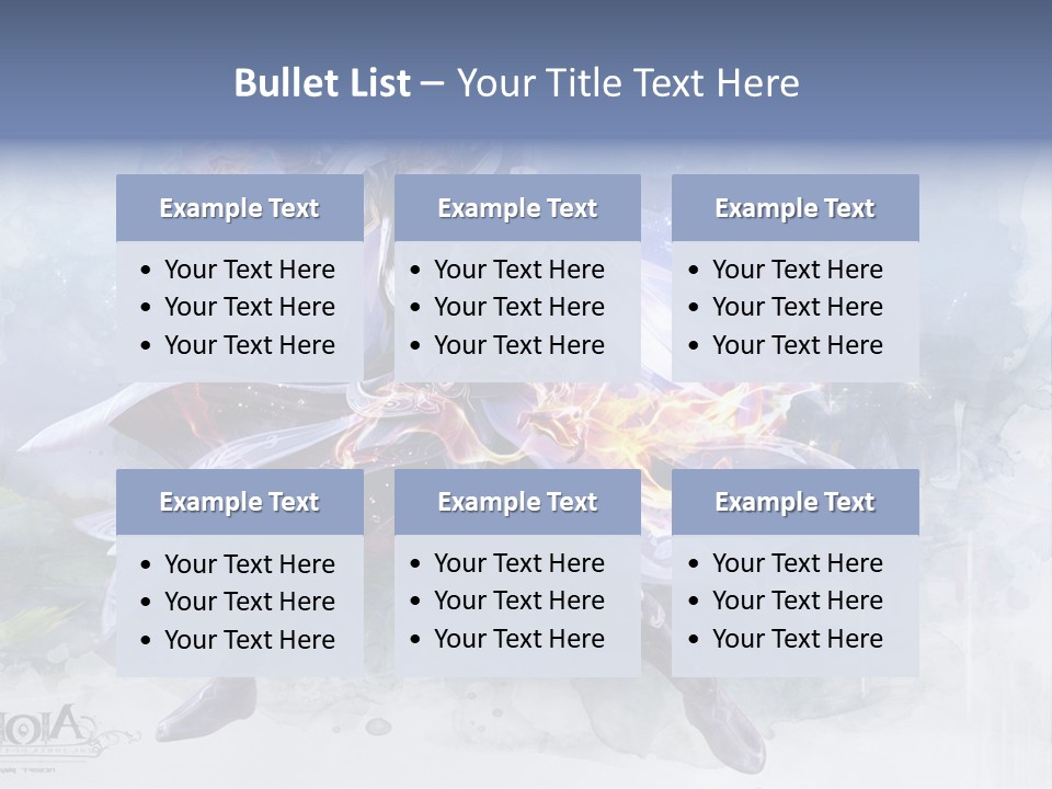 A Man With A Sword In His Hand Powerpoint Presentation PowerPoint Template