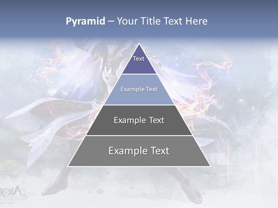 A Man With A Sword In His Hand Powerpoint Presentation PowerPoint Template