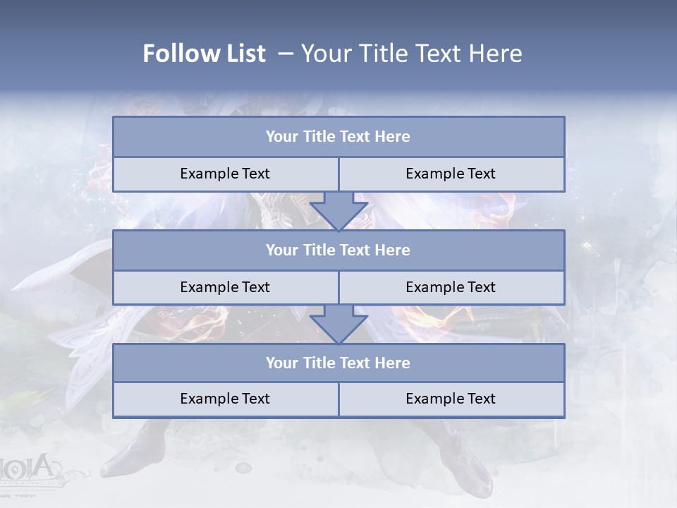 A Man With A Sword In His Hand Powerpoint Presentation PowerPoint Template