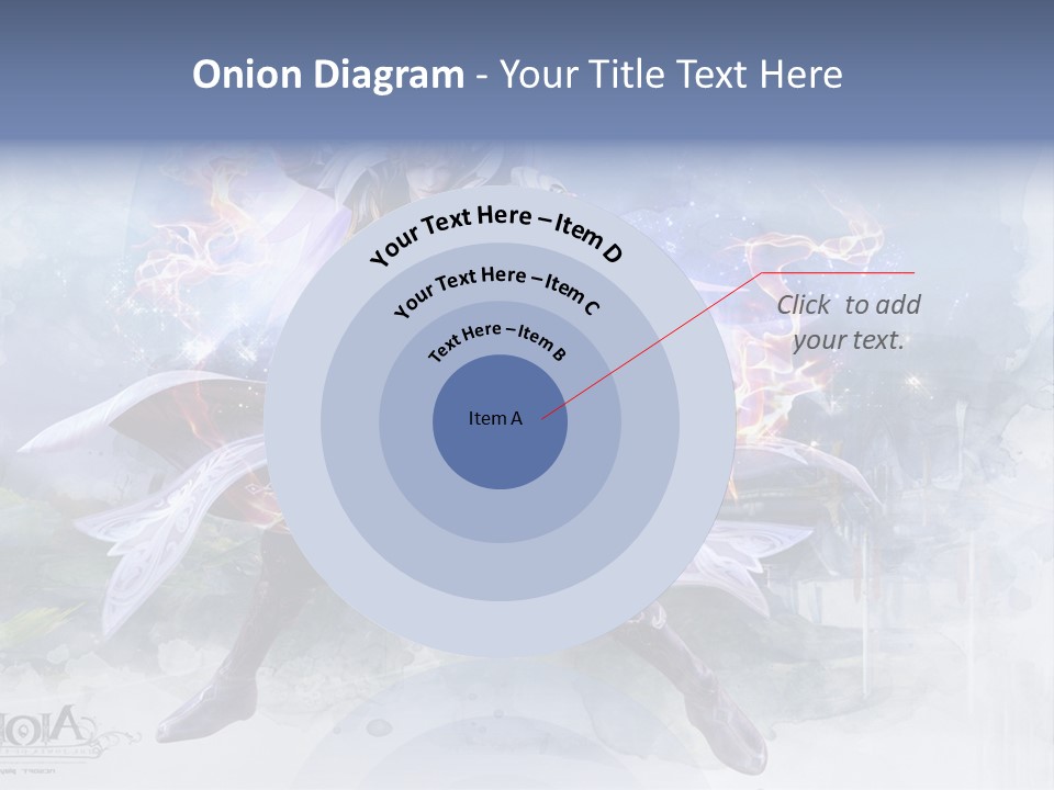 A Man With A Sword In His Hand Powerpoint Presentation PowerPoint Template