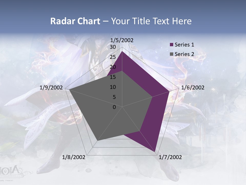 A Man With A Sword In His Hand Powerpoint Presentation PowerPoint Template