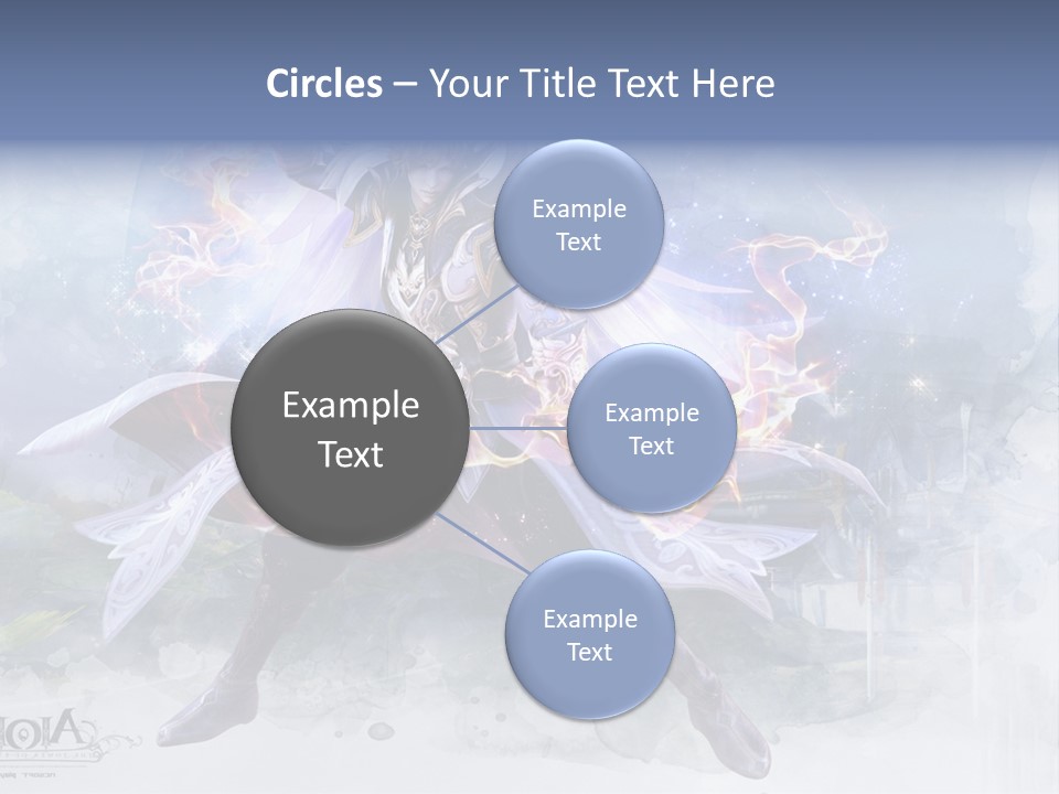 A Man With A Sword In His Hand Powerpoint Presentation PowerPoint Template