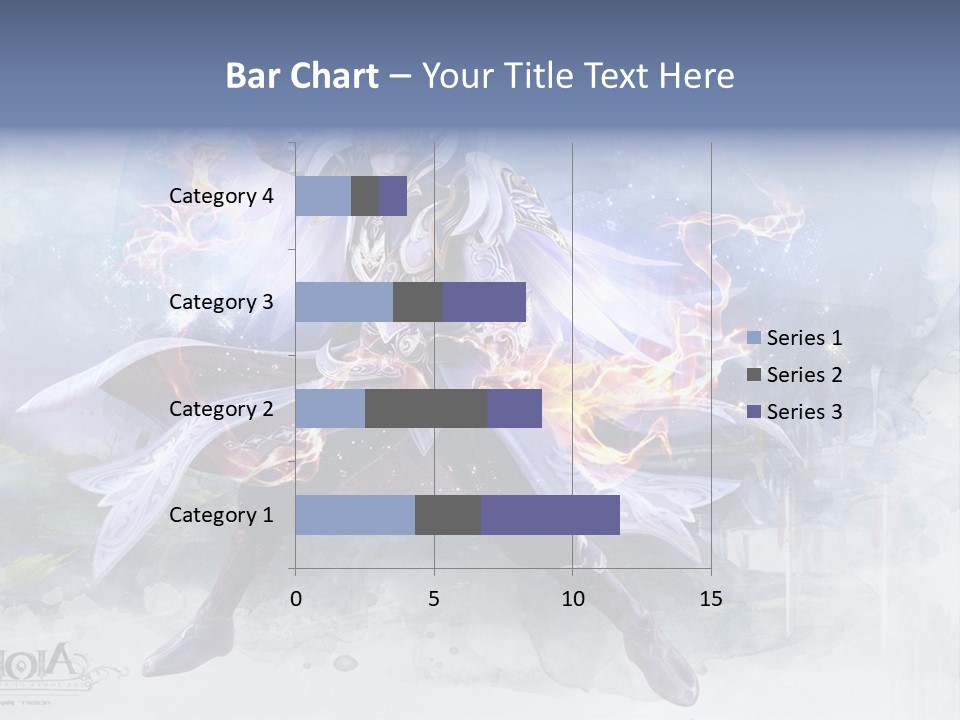 A Man With A Sword In His Hand Powerpoint Presentation PowerPoint Template