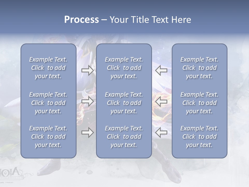 A Man With A Sword In His Hand Powerpoint Presentation PowerPoint Template