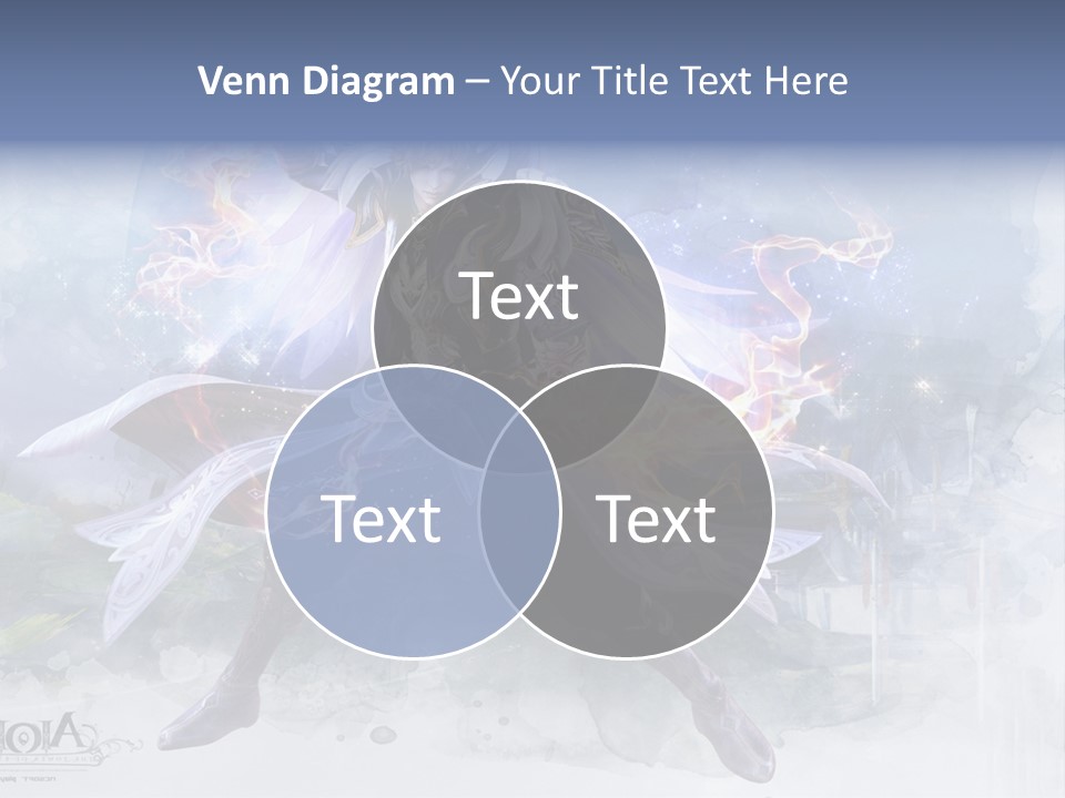 A Man With A Sword In His Hand Powerpoint Presentation PowerPoint Template