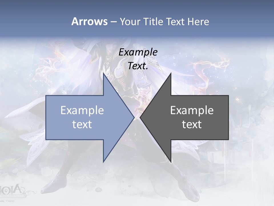 A Man With A Sword In His Hand Powerpoint Presentation PowerPoint Template