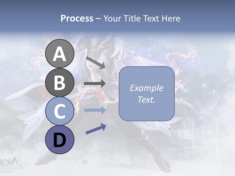 A Man With A Sword In His Hand Powerpoint Presentation PowerPoint Template