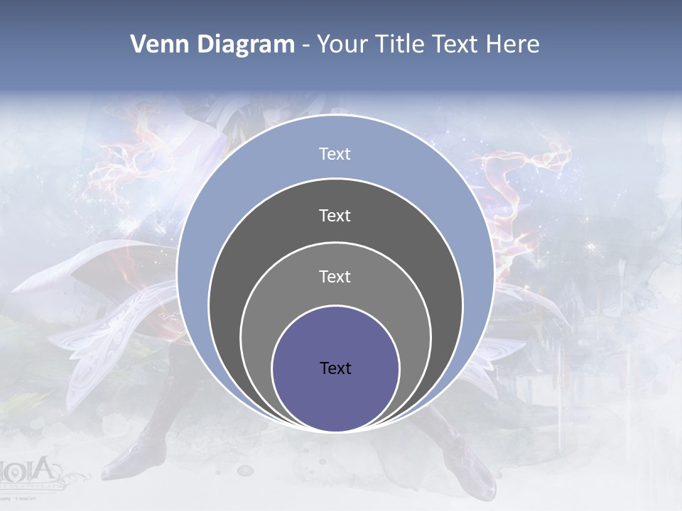 A Man With A Sword In His Hand Powerpoint Presentation PowerPoint Template