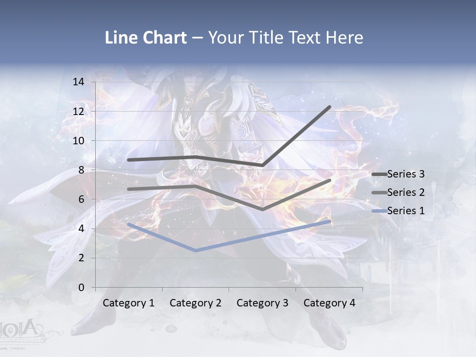 A Man With A Sword In His Hand Powerpoint Presentation PowerPoint Template