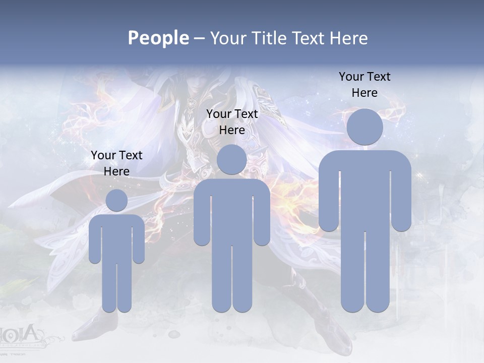 A Man With A Sword In His Hand Powerpoint Presentation PowerPoint Template