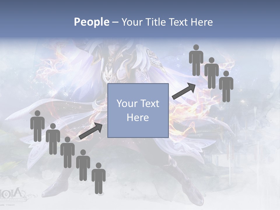 A Man With A Sword In His Hand Powerpoint Presentation PowerPoint Template