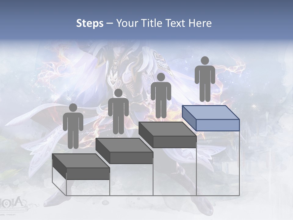 A Man With A Sword In His Hand Powerpoint Presentation PowerPoint Template