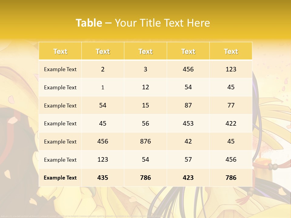 A Couple Kissing In Front Of A Yellow Background PowerPoint Template