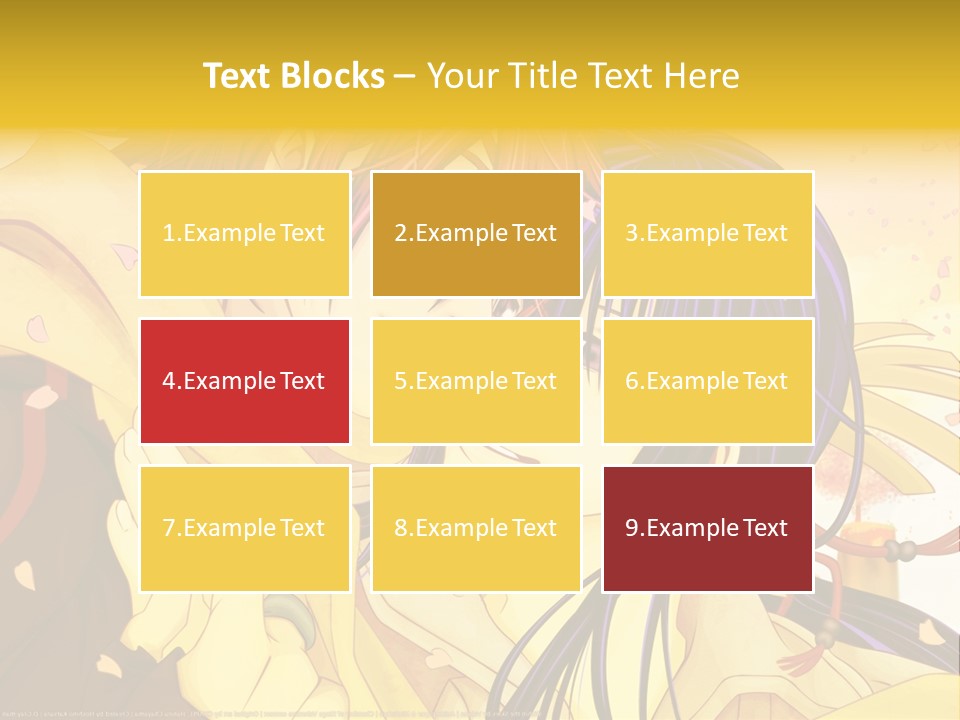 A Couple Kissing In Front Of A Yellow Background PowerPoint Template