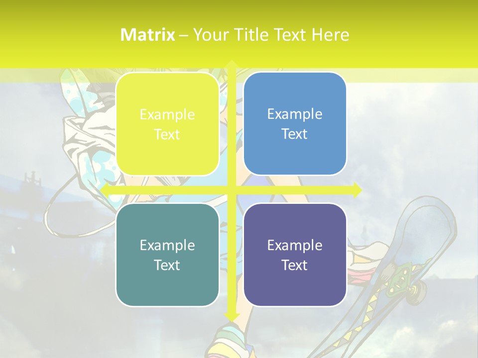 A Person On A Skateboard In The Air PowerPoint Template