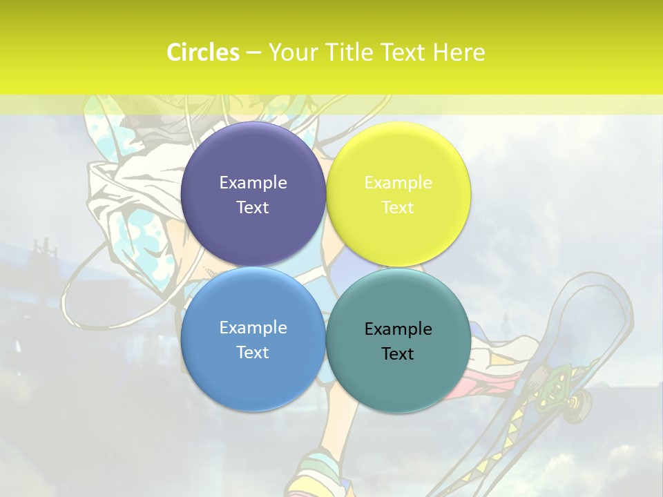 A Person On A Skateboard In The Air PowerPoint Template