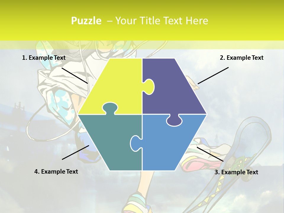 A Person On A Skateboard In The Air PowerPoint Template