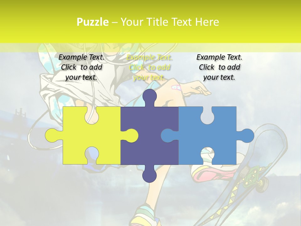 A Person On A Skateboard In The Air PowerPoint Template