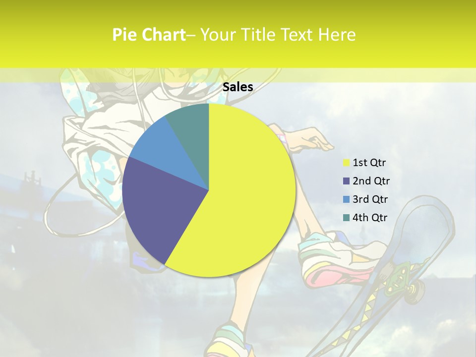 A Person On A Skateboard In The Air PowerPoint Template