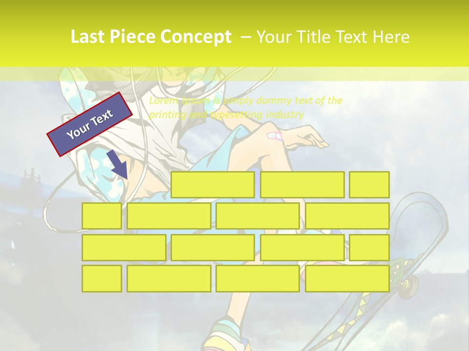 A Person On A Skateboard In The Air PowerPoint Template