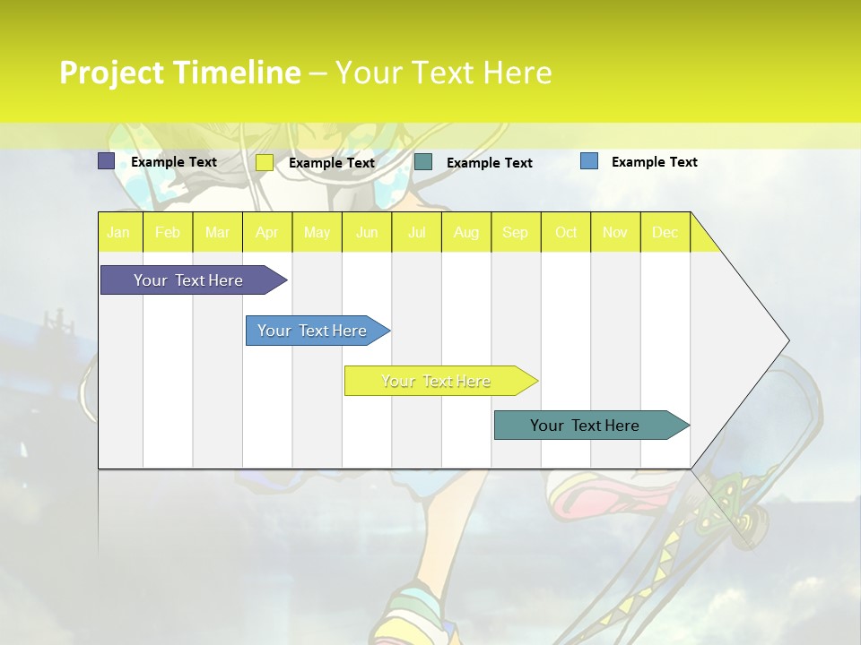 A Person On A Skateboard In The Air PowerPoint Template