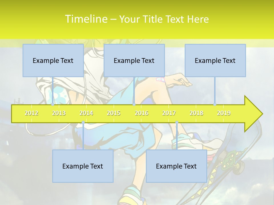 A Person On A Skateboard In The Air PowerPoint Template