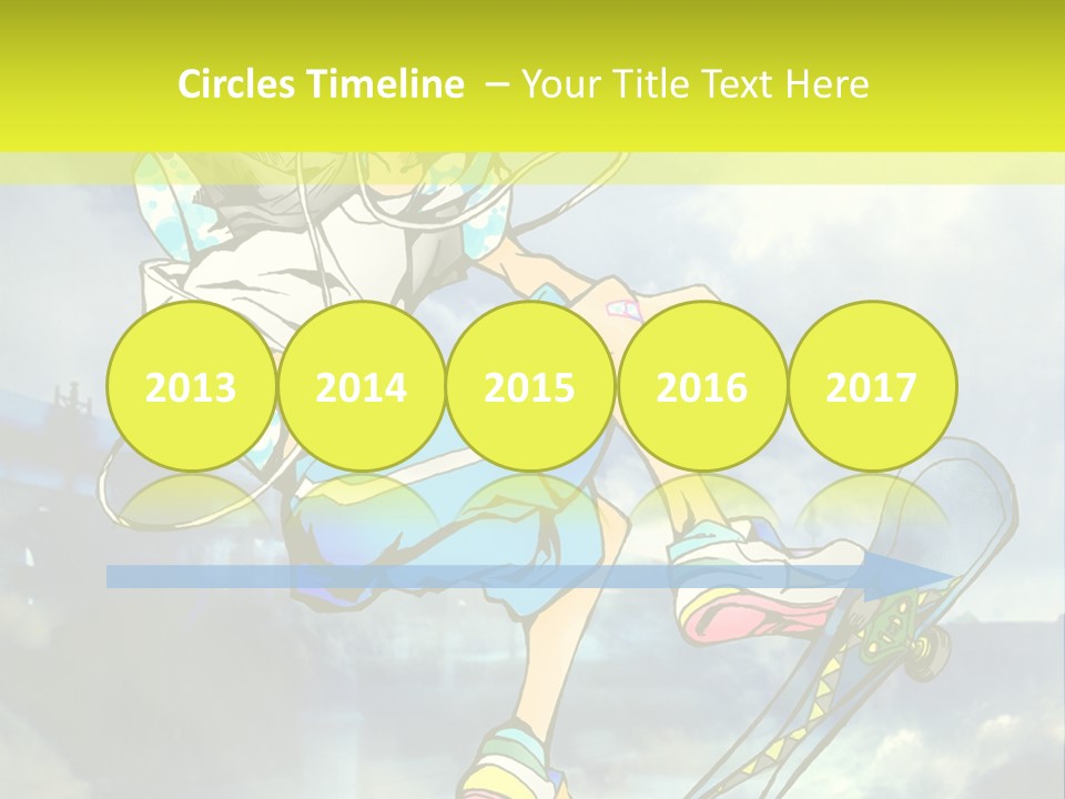 A Person On A Skateboard In The Air PowerPoint Template