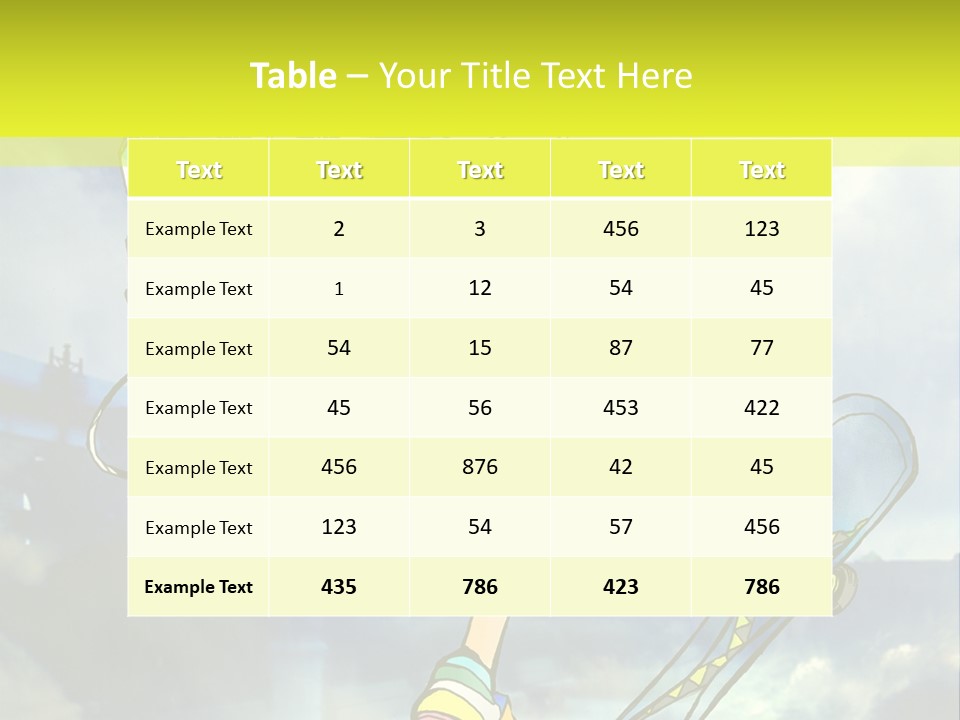 A Person On A Skateboard In The Air PowerPoint Template