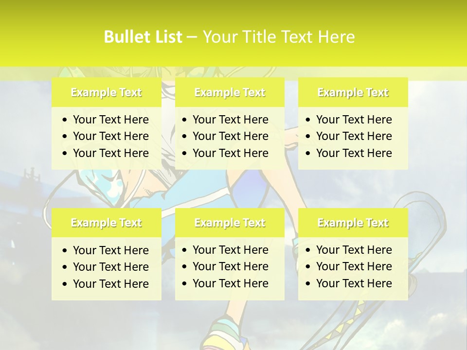 A Person On A Skateboard In The Air PowerPoint Template