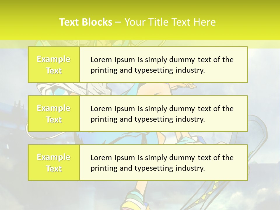 A Person On A Skateboard In The Air PowerPoint Template