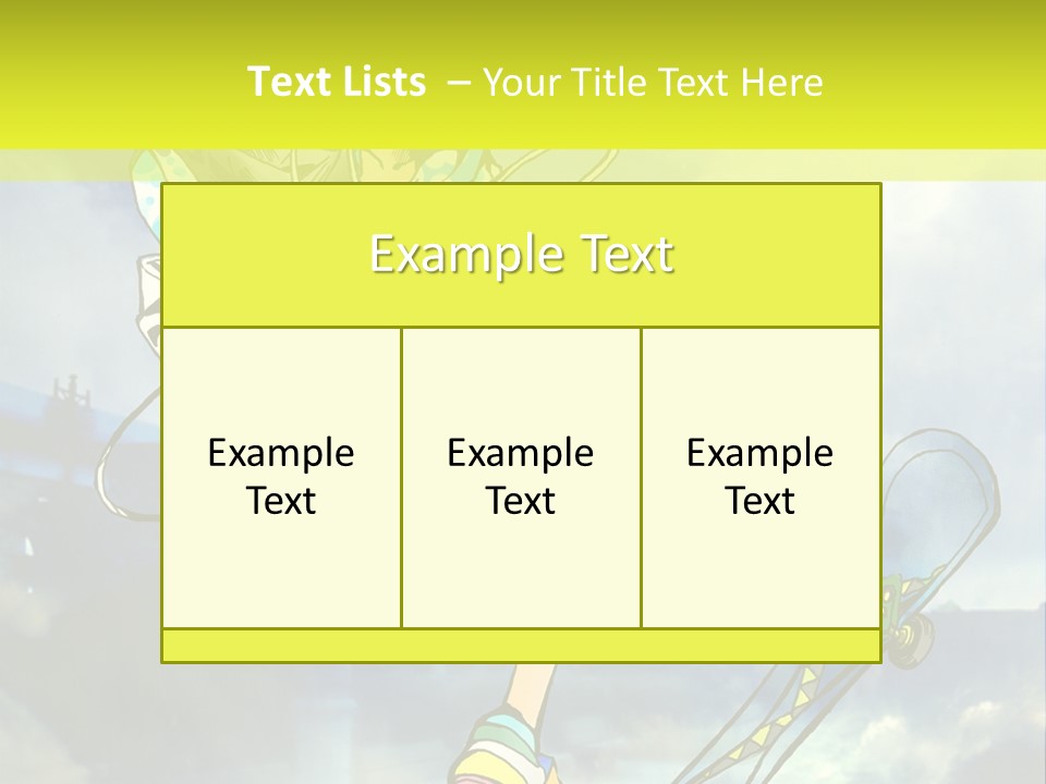 A Person On A Skateboard In The Air PowerPoint Template
