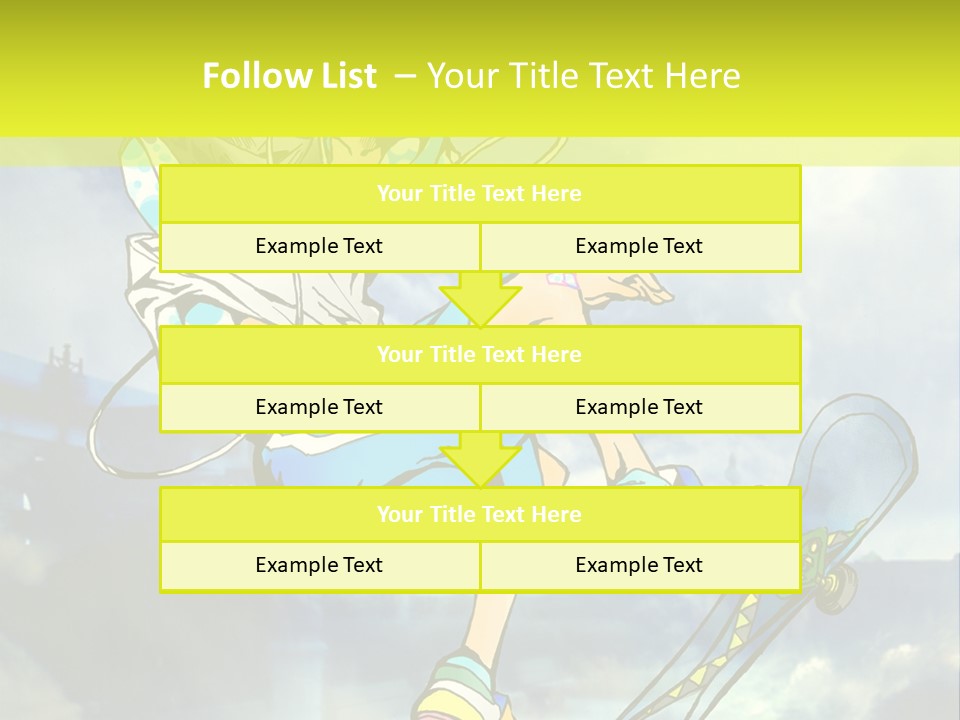 A Person On A Skateboard In The Air PowerPoint Template