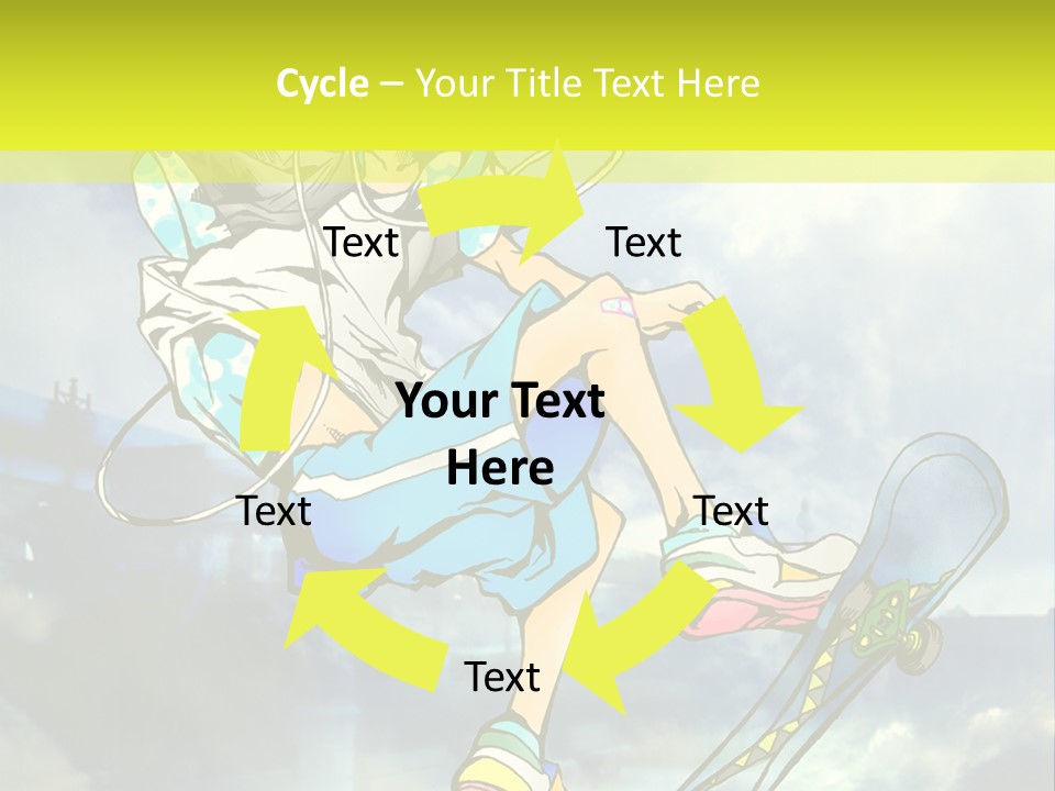 A Person On A Skateboard In The Air PowerPoint Template