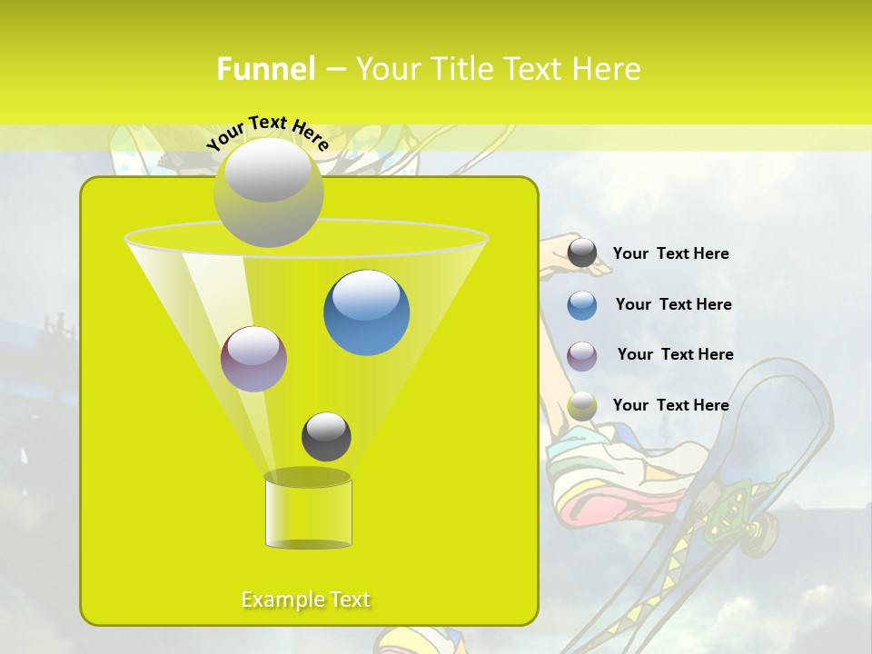 A Person On A Skateboard In The Air PowerPoint Template