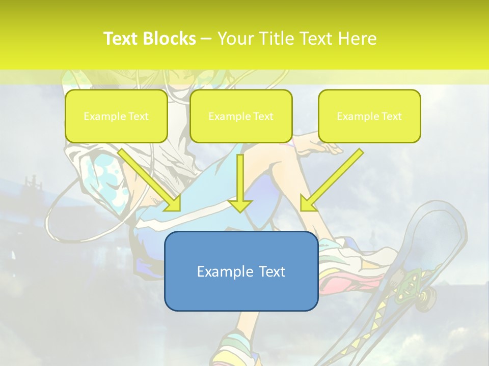 A Person On A Skateboard In The Air PowerPoint Template