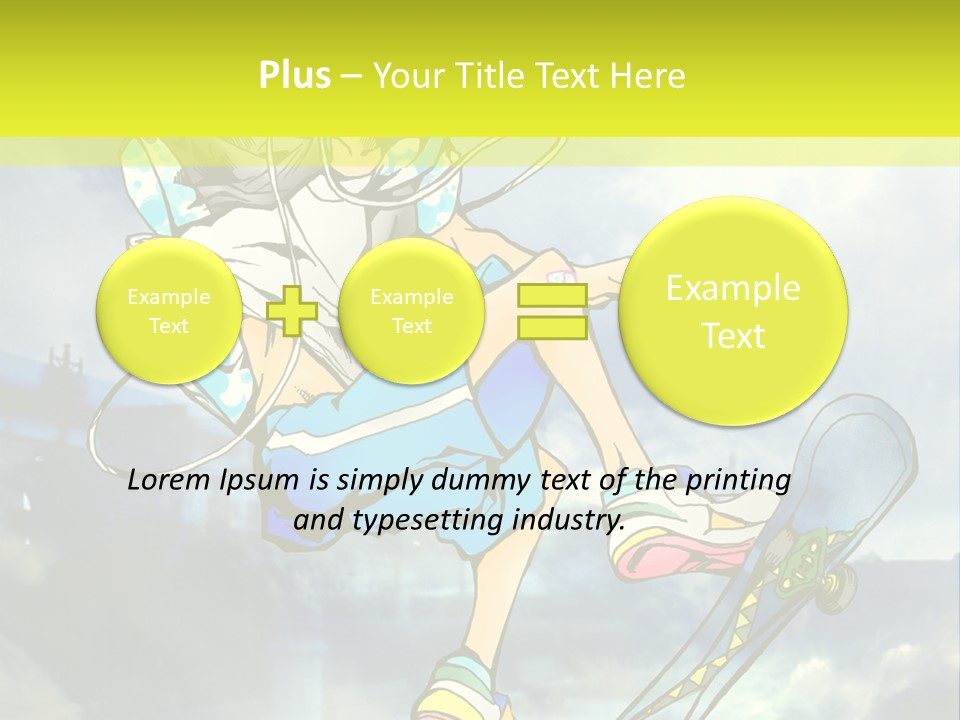 A Person On A Skateboard In The Air PowerPoint Template