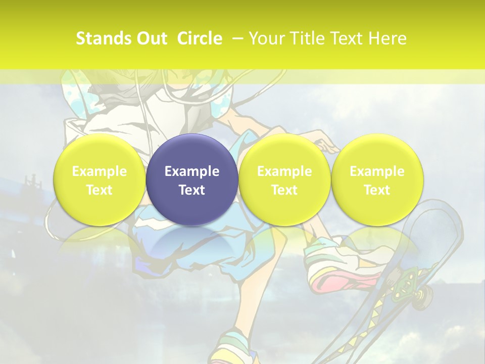 A Person On A Skateboard In The Air PowerPoint Template