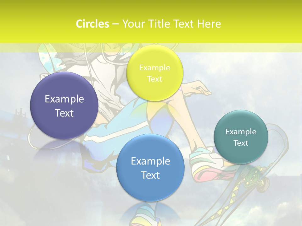 A Person On A Skateboard In The Air PowerPoint Template