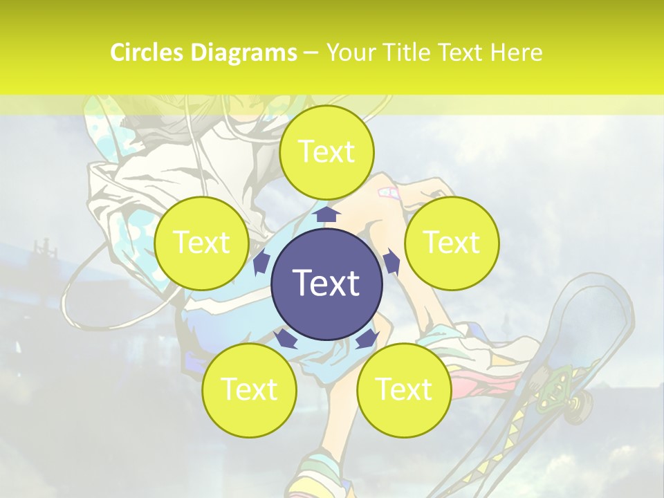 A Person On A Skateboard In The Air PowerPoint Template