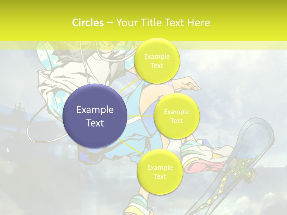 A Person On A Skateboard In The Air PowerPoint Template