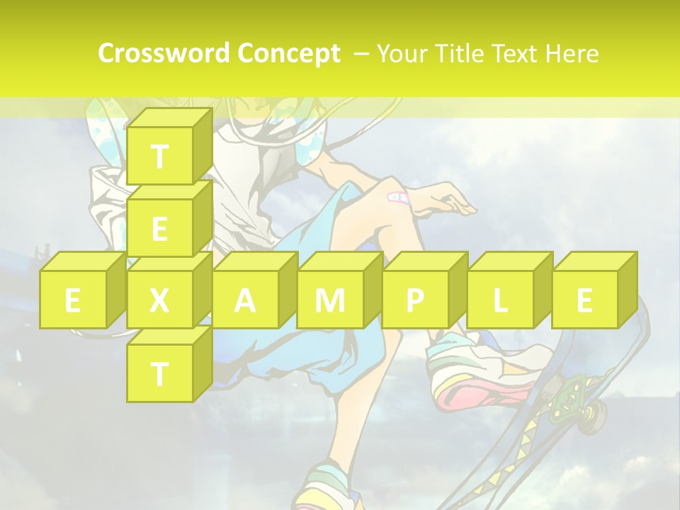 A Person On A Skateboard In The Air PowerPoint Template