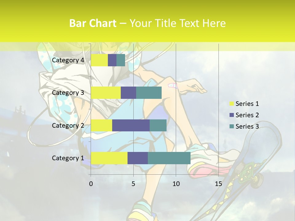 A Person On A Skateboard In The Air PowerPoint Template