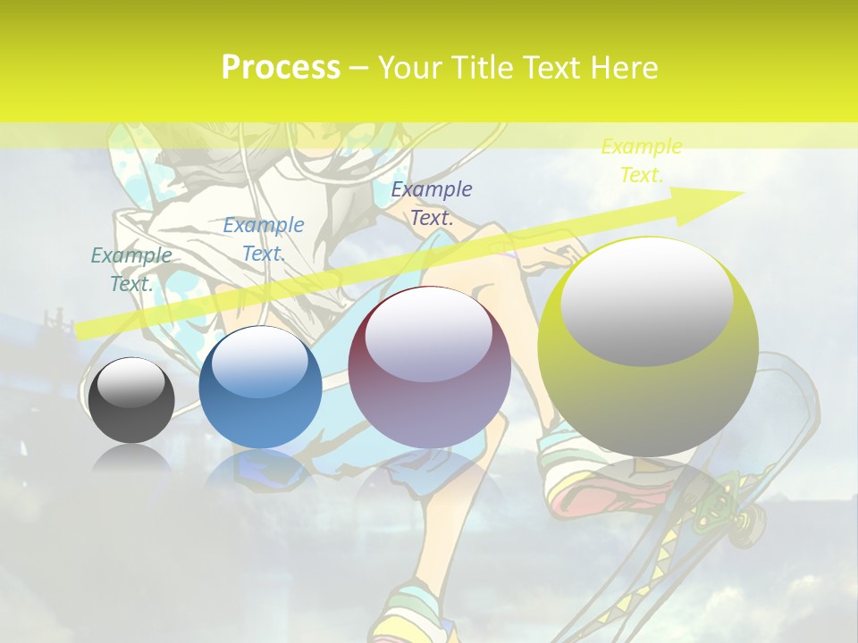 A Person On A Skateboard In The Air PowerPoint Template